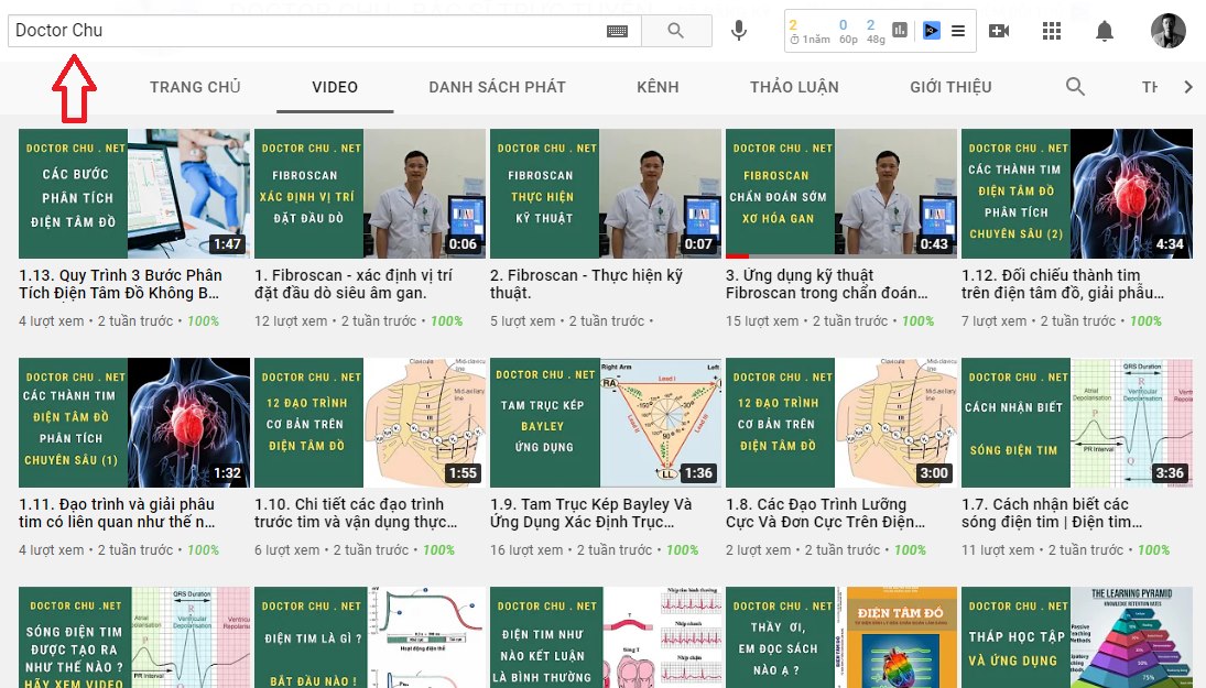 Y Khoa Trực Tuyến 2018 Doctor Chu