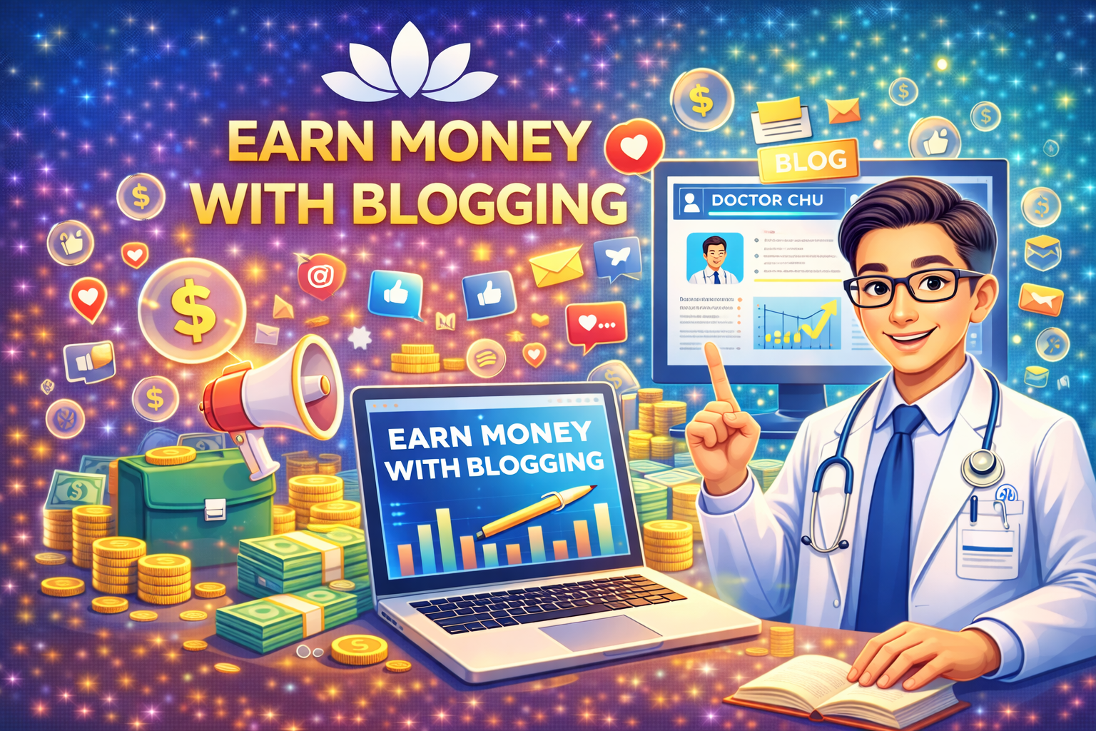 kiếm tiền online với blog doctor chu